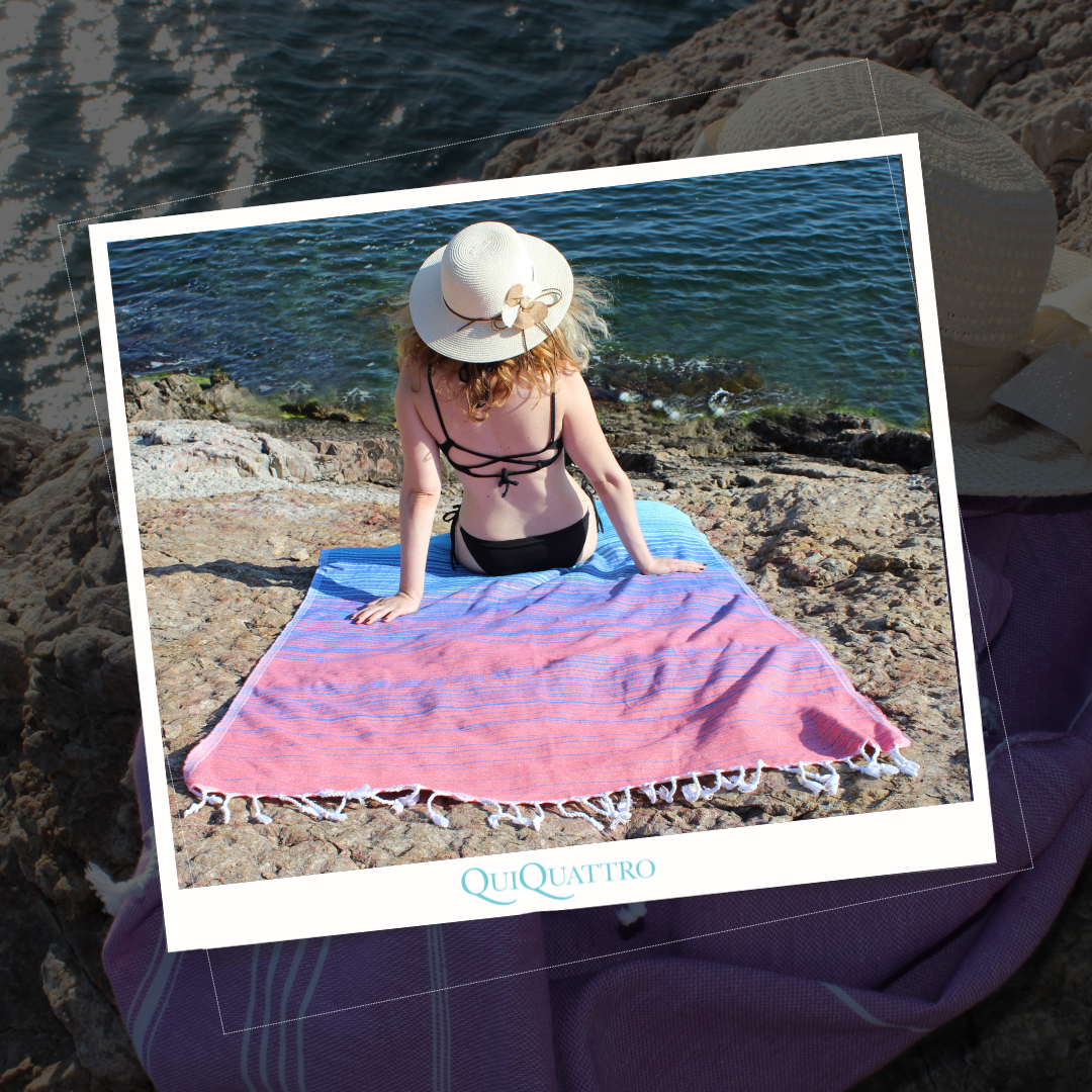 Colorful Turkish towel