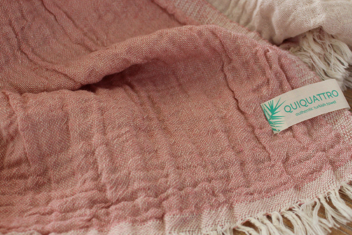 pink baby towel