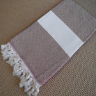 Brown color beach towel