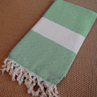 Green pool towel  100% cotton
