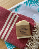 Red Turkish towel hand towel