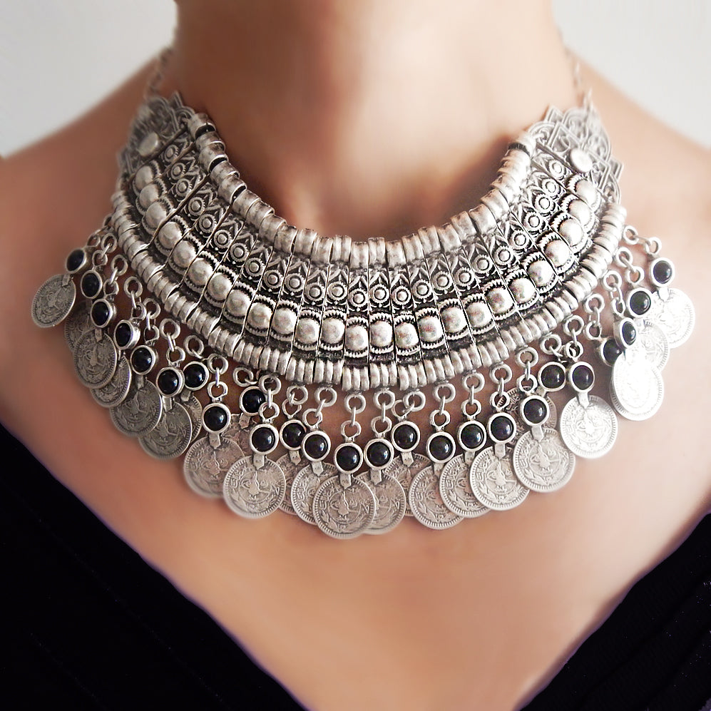 Silver plated necklace