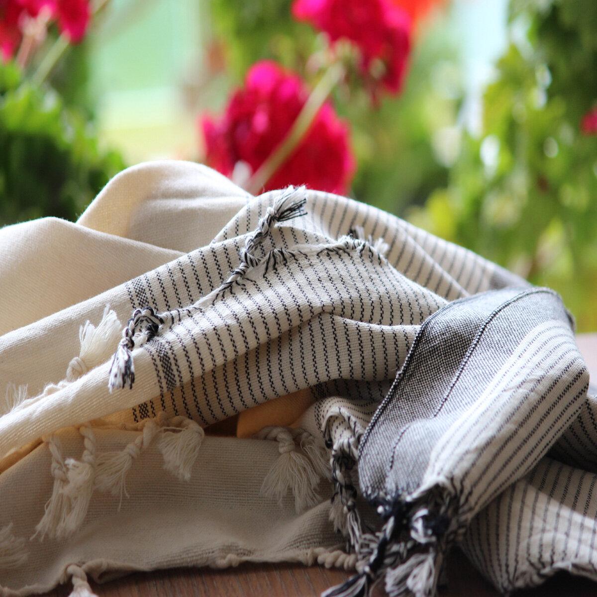 elegant Turkish towel in white