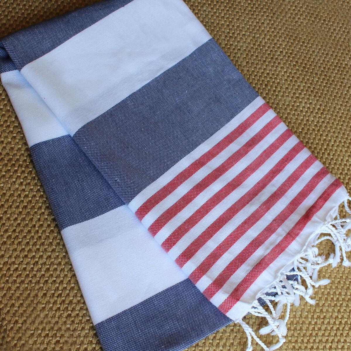 American flag Turkish towel