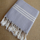 Light grey turkish towel from QuiQuattro