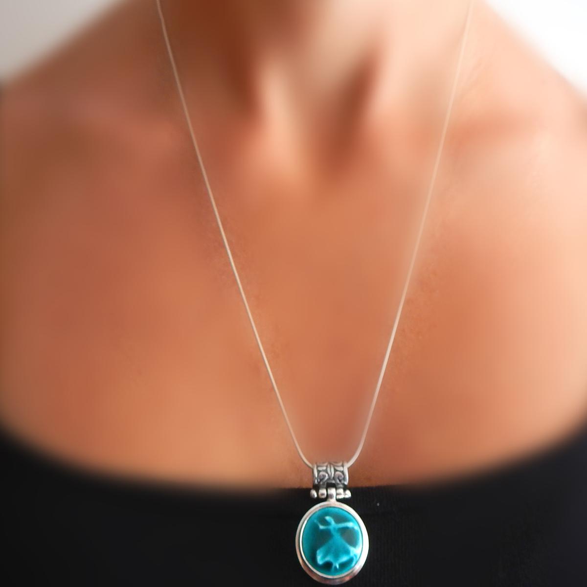 Mevlevi Silver Pendant Necklace
