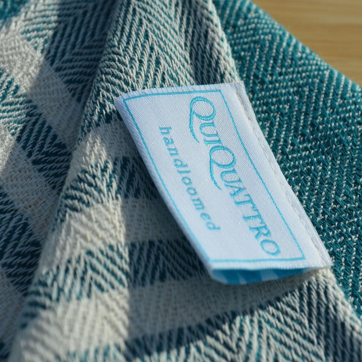 traditional green turkish towel
