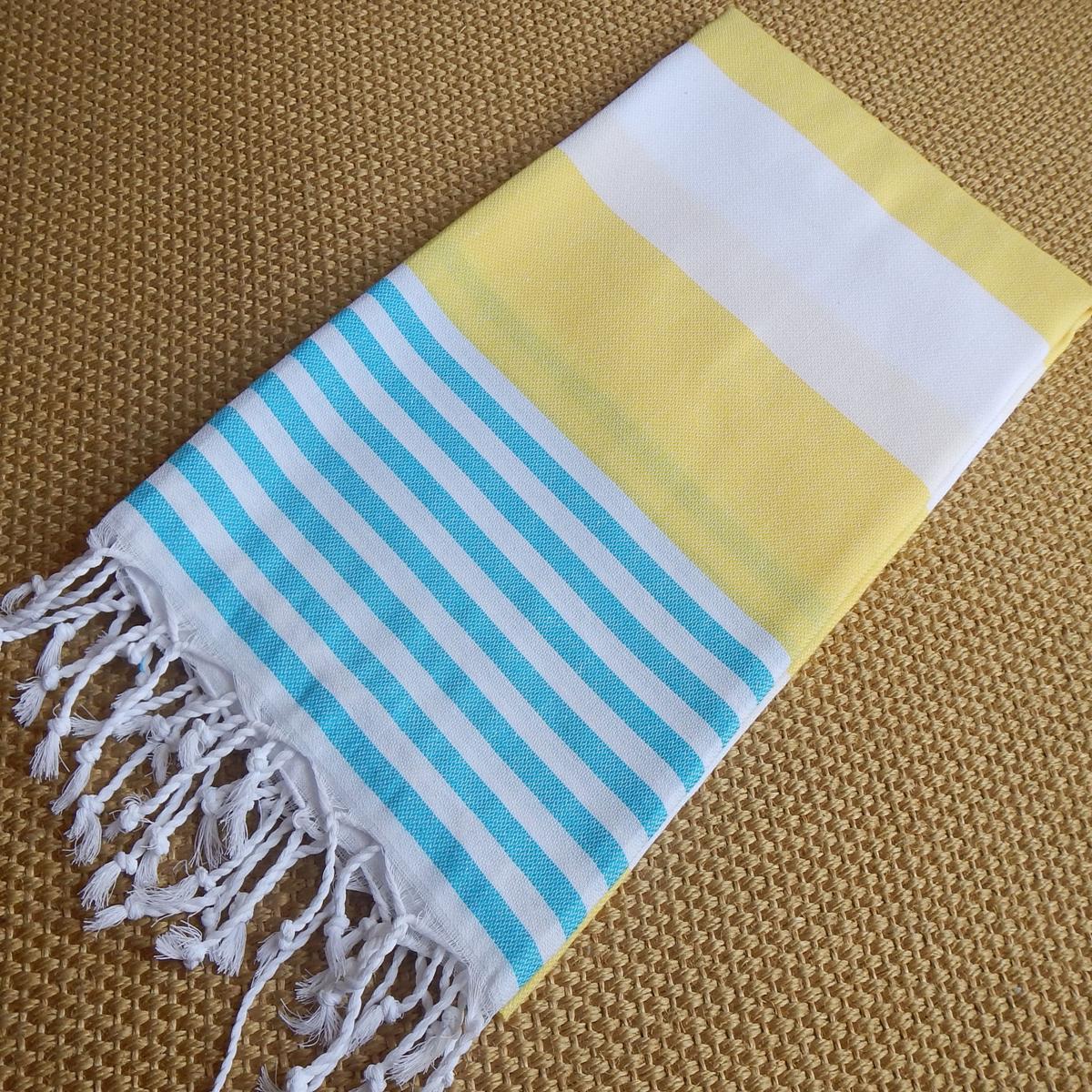 Beach-towels-yellow