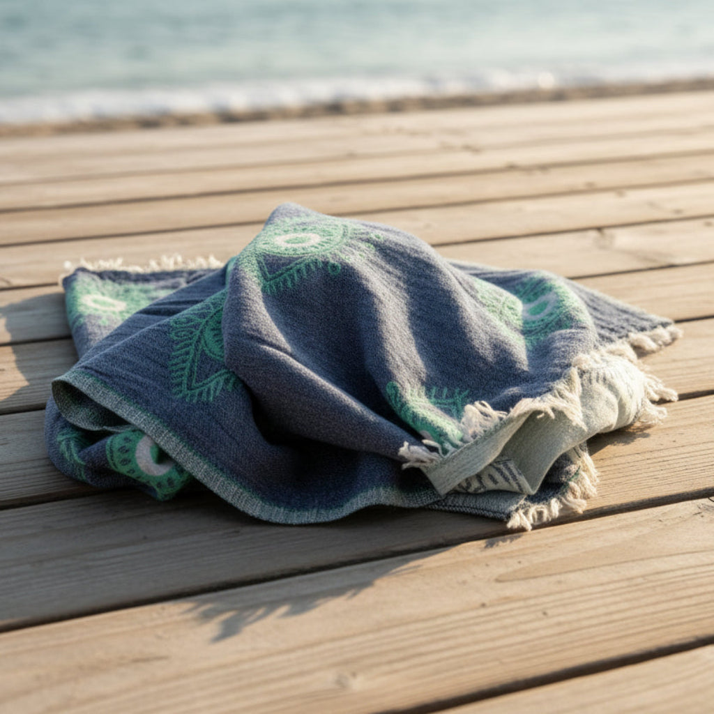Beach towel handloomed