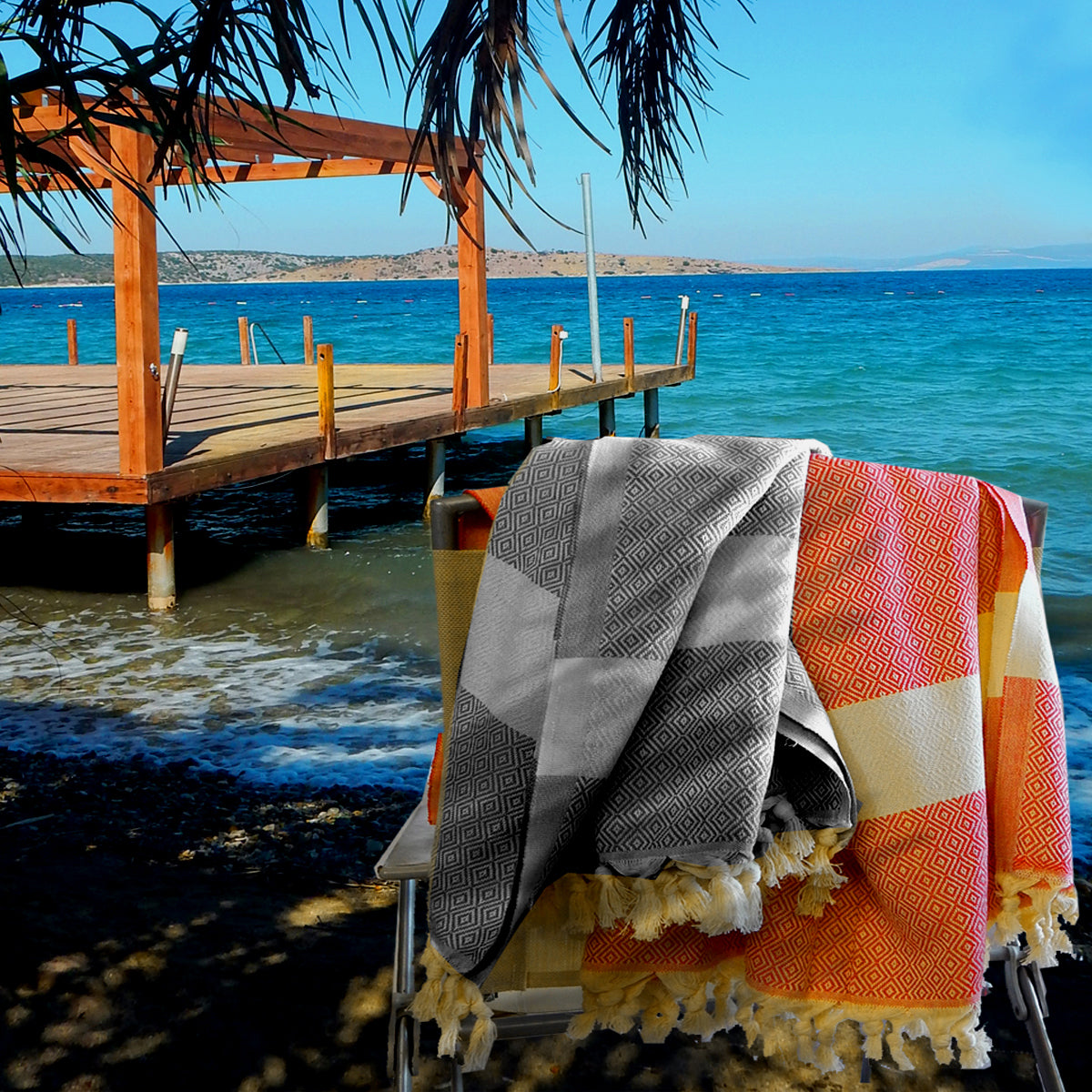 Hazal Turkish Towel, Luxury Cotton Handwoven Turkish Bath and Hand Towels  in Multiple Colors