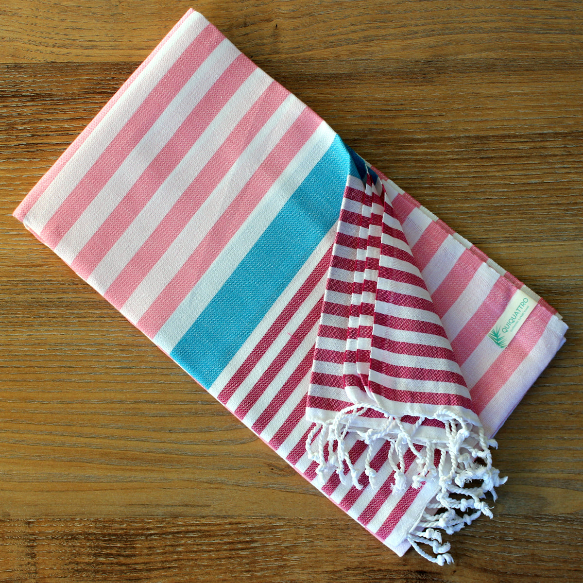 Pink Turkish Towel for boat