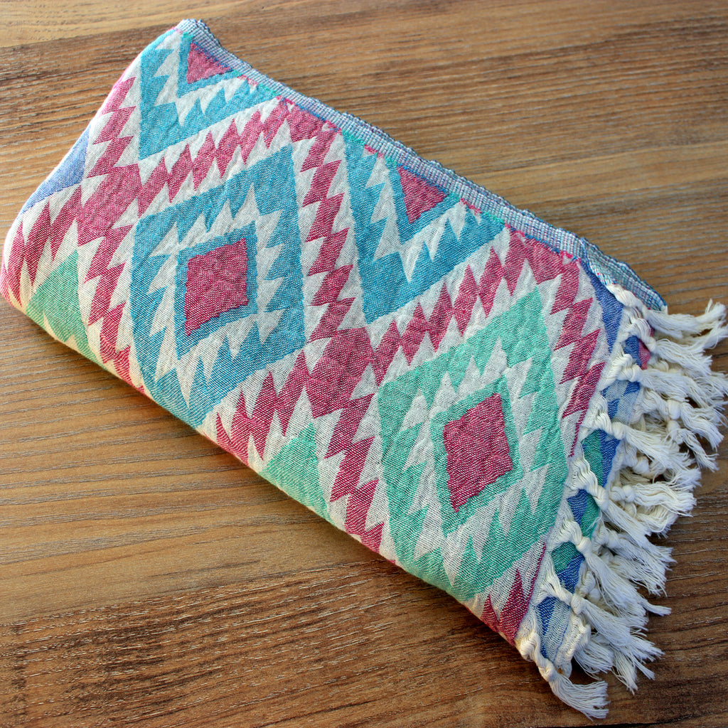Blue Turkish Towel