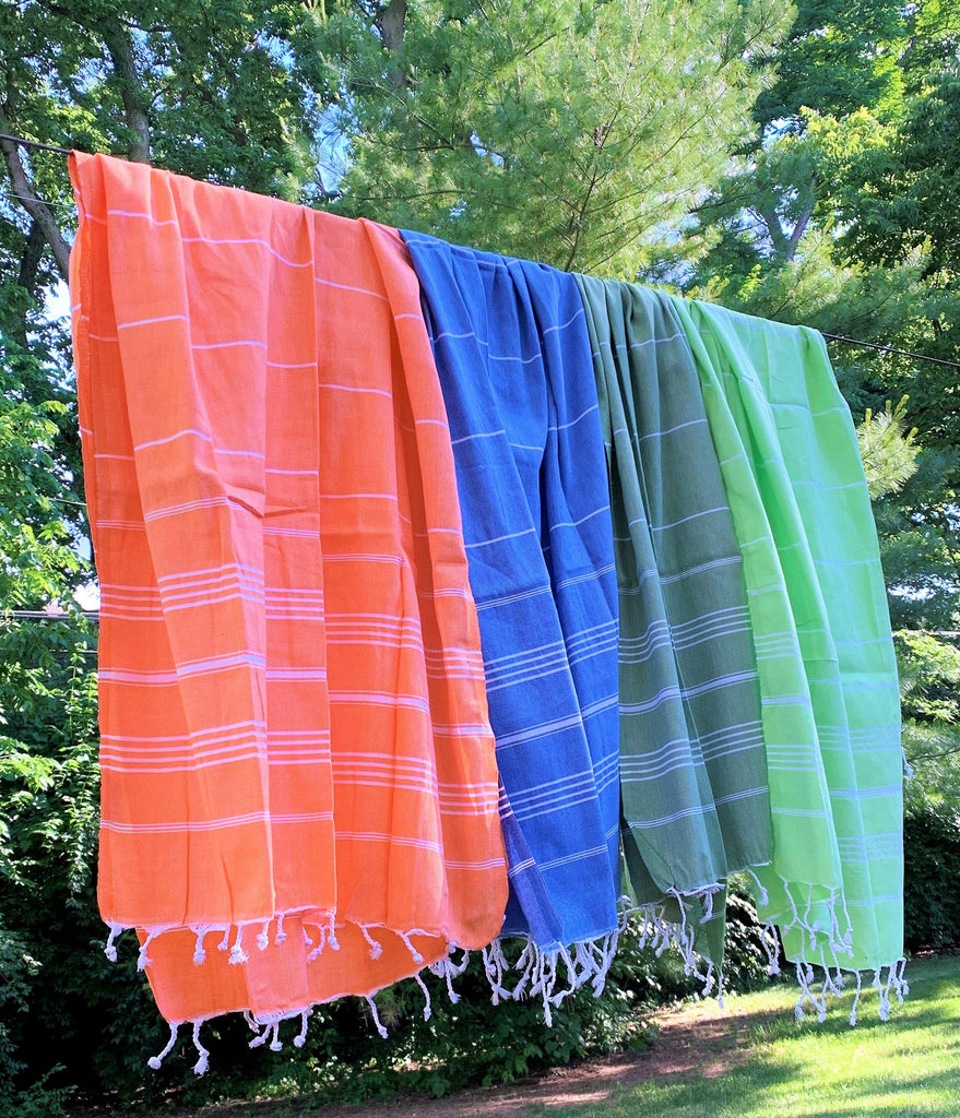 Colorful Turkish towels