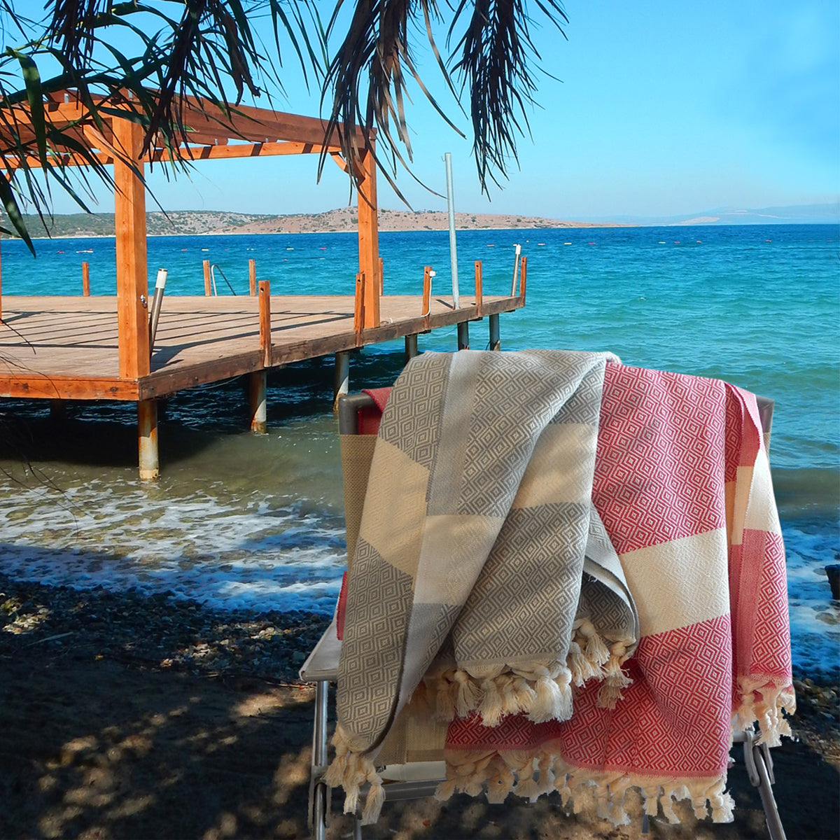cotton Turkish towels for beach
