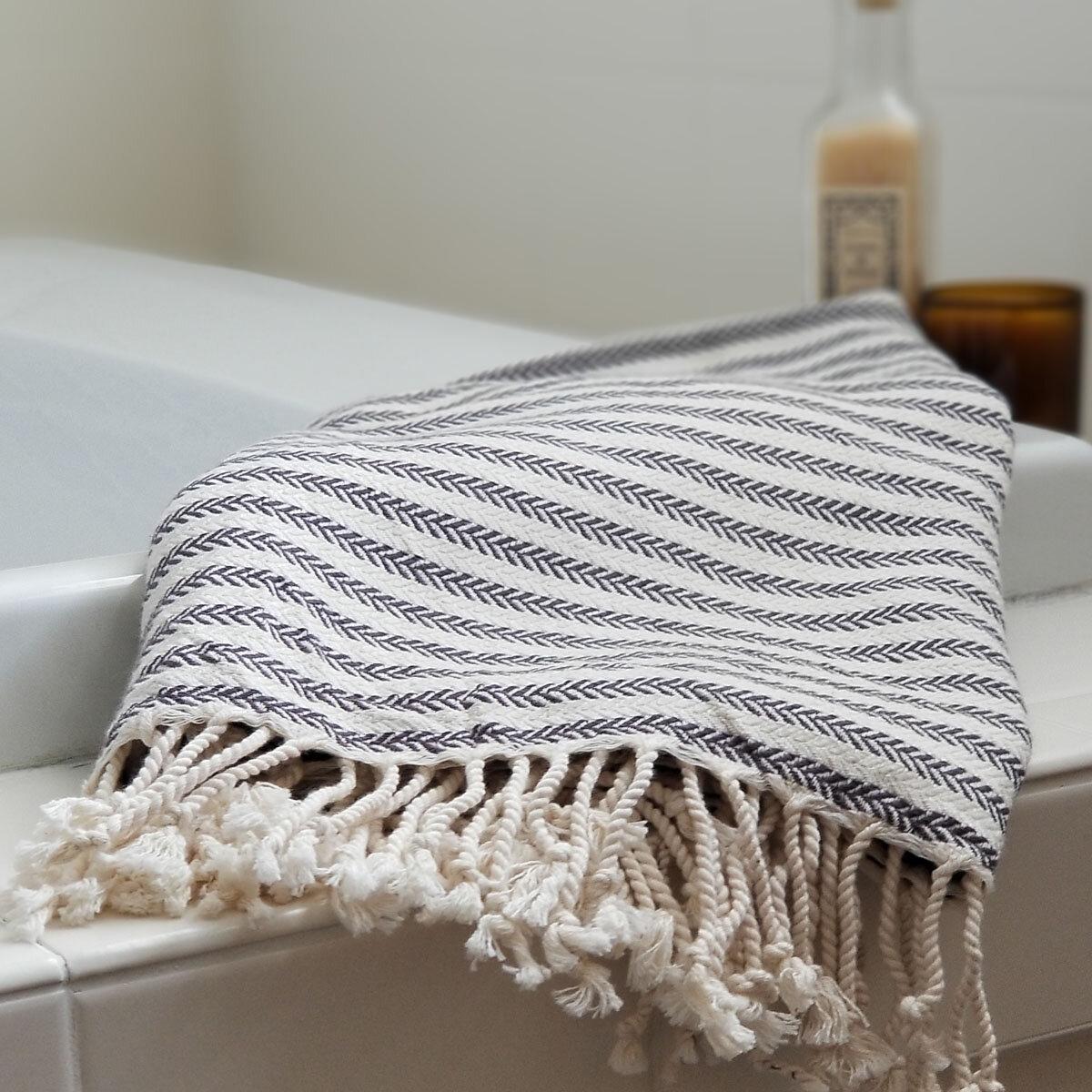 4-Piece Stripe Everyday Towel - The Turkish Towel Company