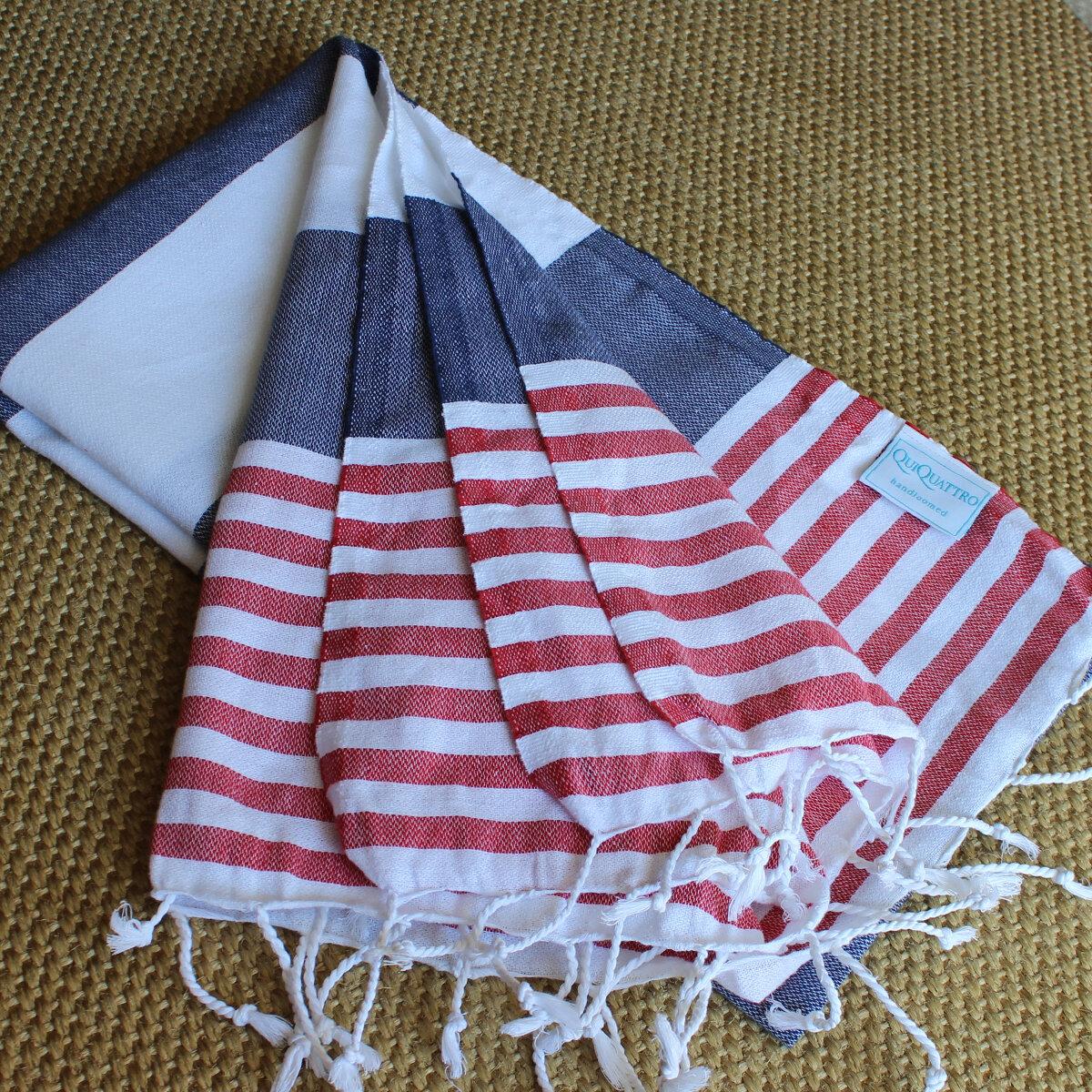 patriotic Turkish towel