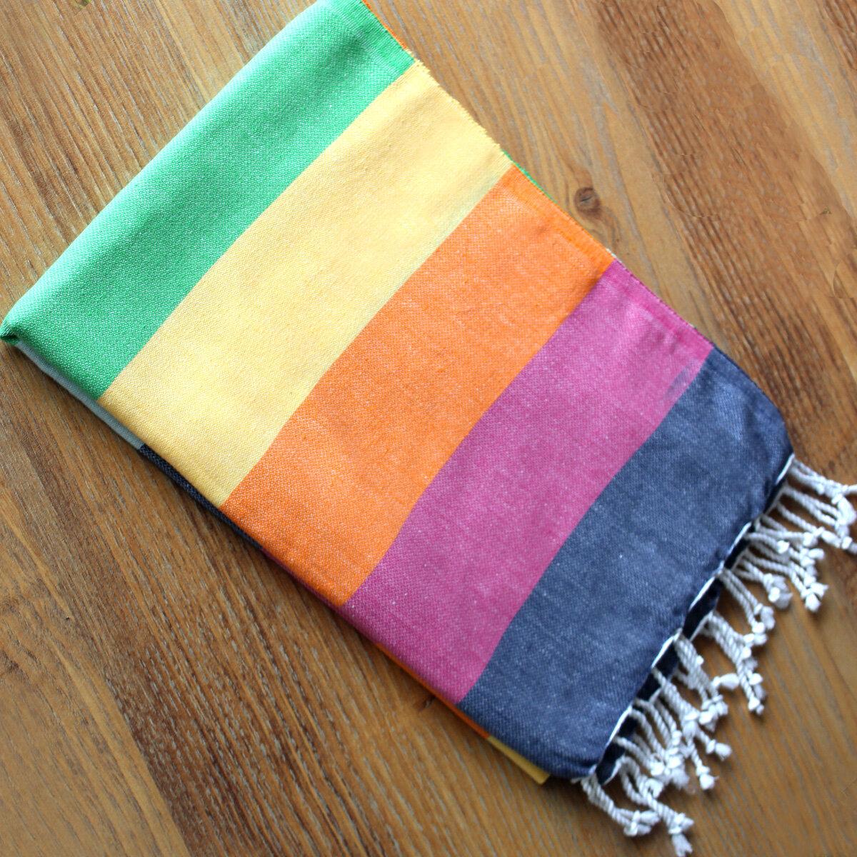colorful turkish towel